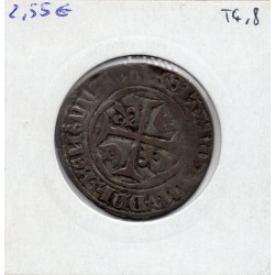 Blanc a la couronne Rouen Charles VIII (1488) pièce de monnaie royale
