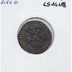 Blanc a la couronne Paris poid faible Charles VIII (1488) pièce de monnaie royale