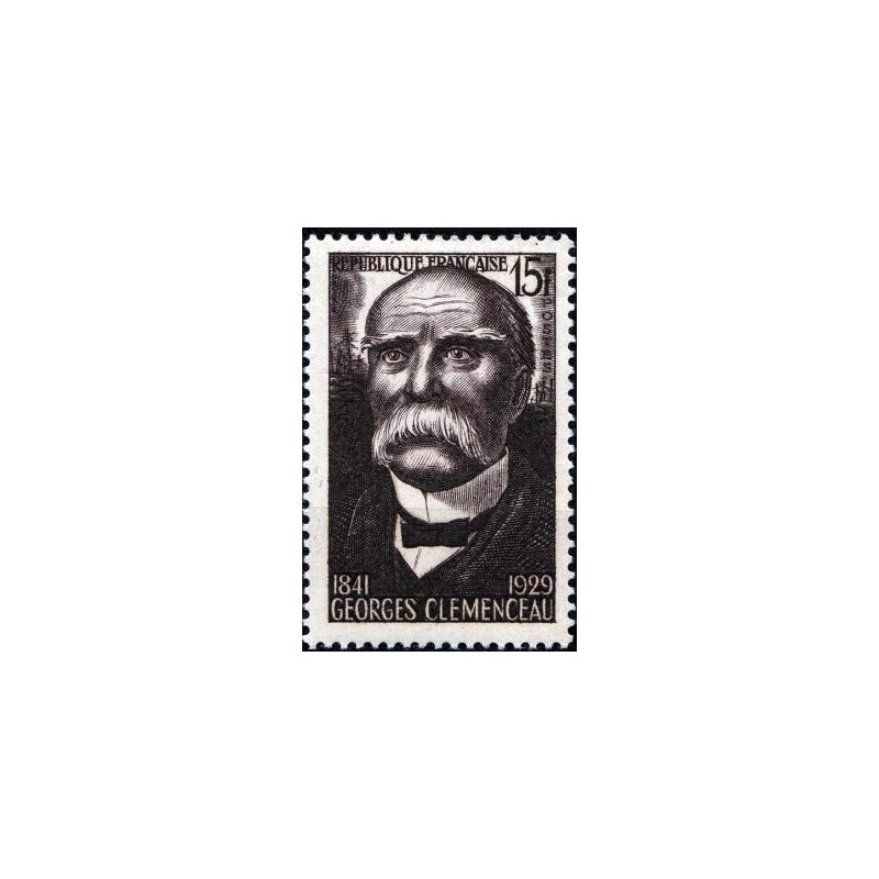 Timbre France Yvert No 918 Georges Clemenceau