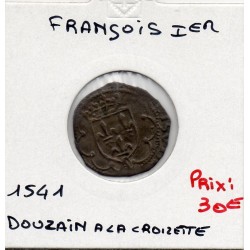 Douzain à la croisette Francois 1er  (1541) pièce de monnaie royale