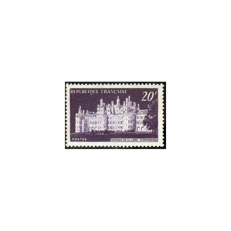 Timbre France Yvert No 924 chateau de Chambord