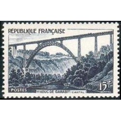 Timbre France Yvert No 928 Viaduc de Garabit