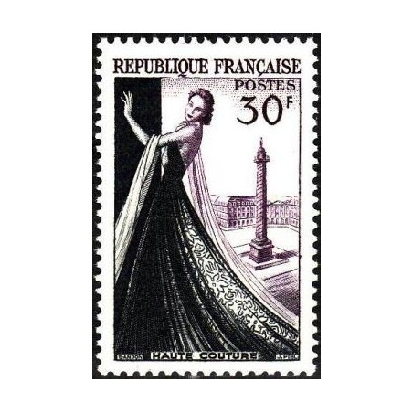 Timbre France Yvert No 941 Haute couture parisienne