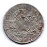 1/2 Ecu au Bandeau 1744 A Paris Louis XV pièce de monnaie royale