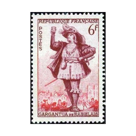 Timbre France Yvert No 943 Gargantua, théatre français