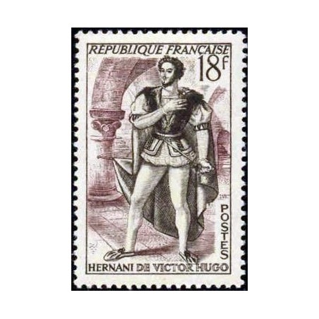 Timbre France Yvert No 944 Hernani théatre français