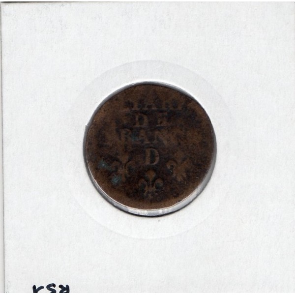 Liard de France 1695 D Lyon Louis XIV pièce de monnaie royale