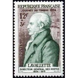 Timbre France Yvert No 969 comte de la Valette