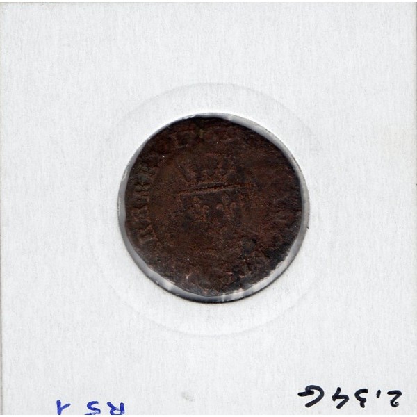 Liard a la vieille tête 1769 S Reims Louis XV pièce de monnaie royale