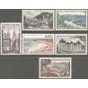 Timbre Yvert No 976-981France Série touristique