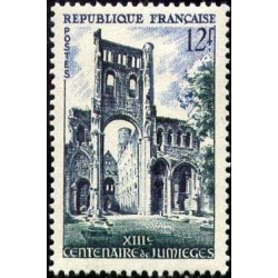 Timbre France Yvert No 985 Abbaye de Jumiège