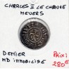 Denier de Nevers Charles II le Chauve  (843-877) pièce de monnaie Carolingienne