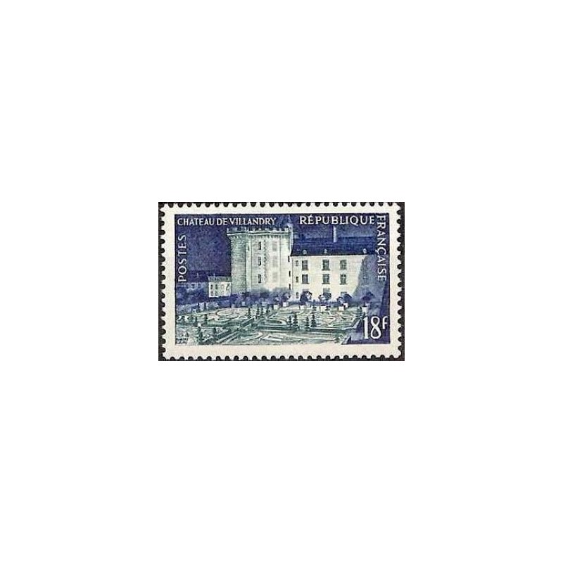 Timbre France Yvert No 995 Chateau de Villandry