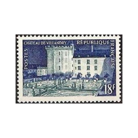 Timbre France Yvert No 995 Chateau de Villandry