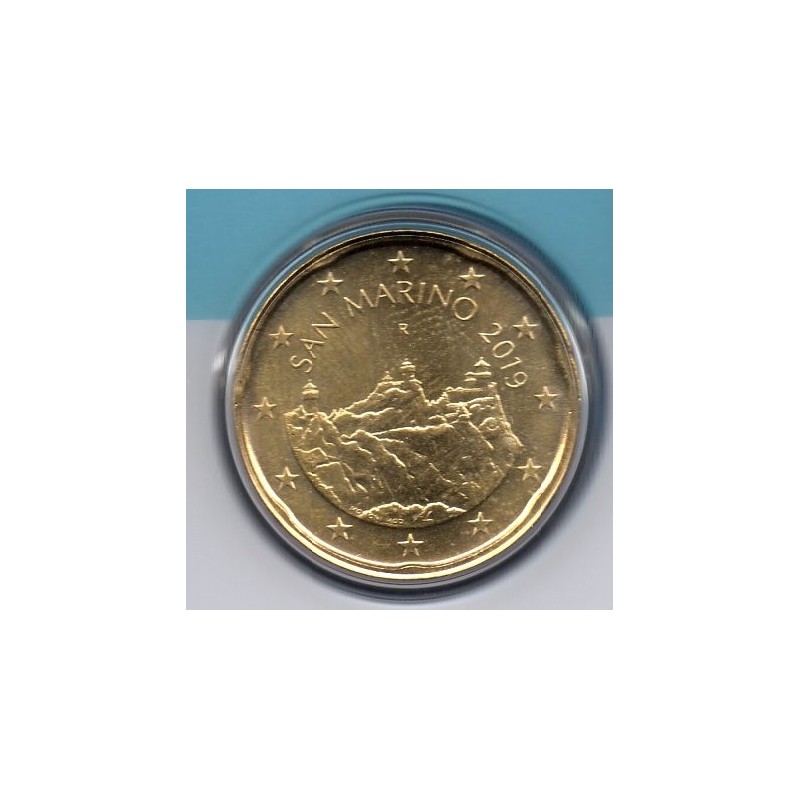 Pièce 20 centimes BU Saint-Marin 2019