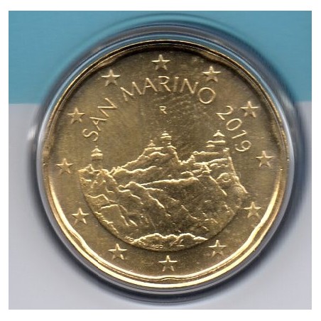 Pièce 20 centimes BU Saint-Marin 2019