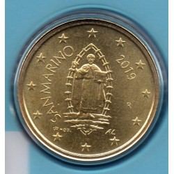 Pièce 50 centimes BU Saint-Marin 2019