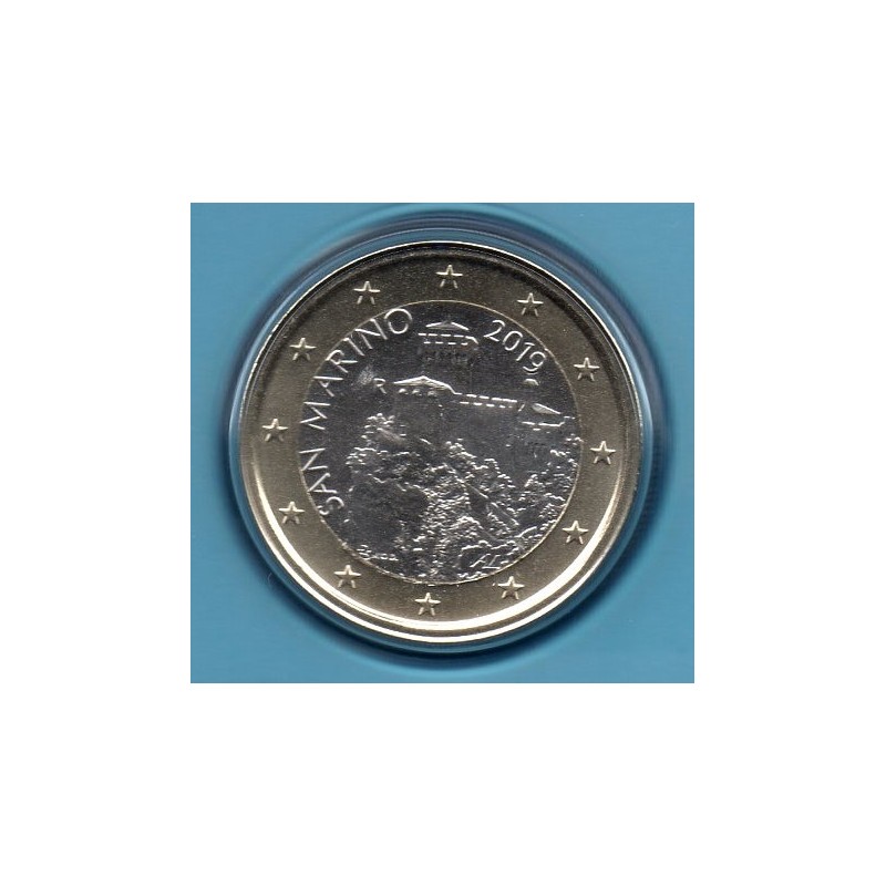 Pièce 1 euro BU Saint-Marin 2019