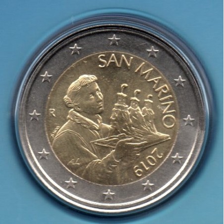 Pièce 2 euros BU Saint-Marin 2019