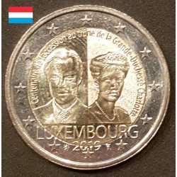 2 euros commémoratives Luxembourg 2019 Grande duchesse Charlotte pieces de monnaie €