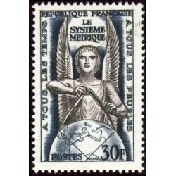 Timbre France Yvert No 998 Le Système métrique