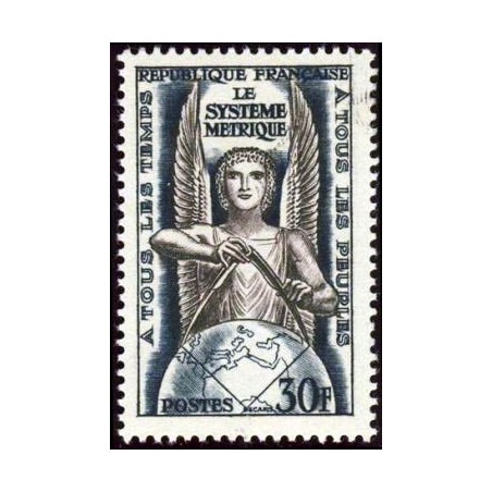 Timbre France Yvert No 998 Le Système métrique