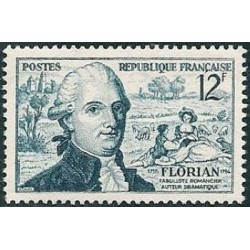 Timbre France Yvert No 1021 De florian Claris Jean Pierre