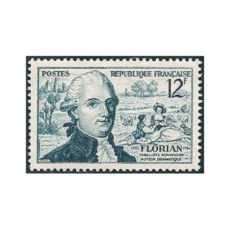 Timbre France Yvert No 1021 De florian Claris Jean Pierre