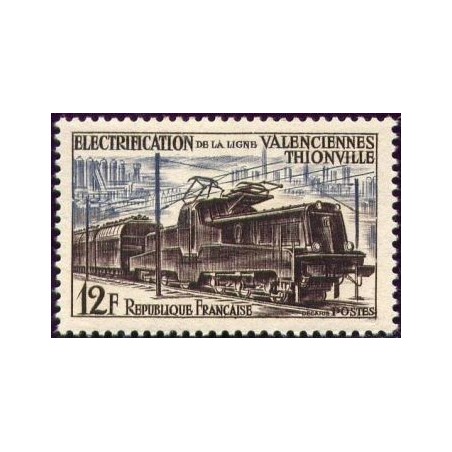 Timbre France Yvert No 1024 Locomotive Asthom