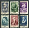 Timbre Yvert No 1027-1032 France Série Renoir, Série personnages Célébres du XIIe et XX e siècles