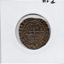 Gros Florette Charles VI Cremieu (1417) pièce de monnaie royale