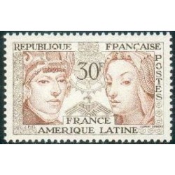 Timbre France Yvert No 1060 Amitiés France-Amérique Latine