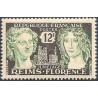 Timbre France Yvert No 1061 Jumelage Reims Florence