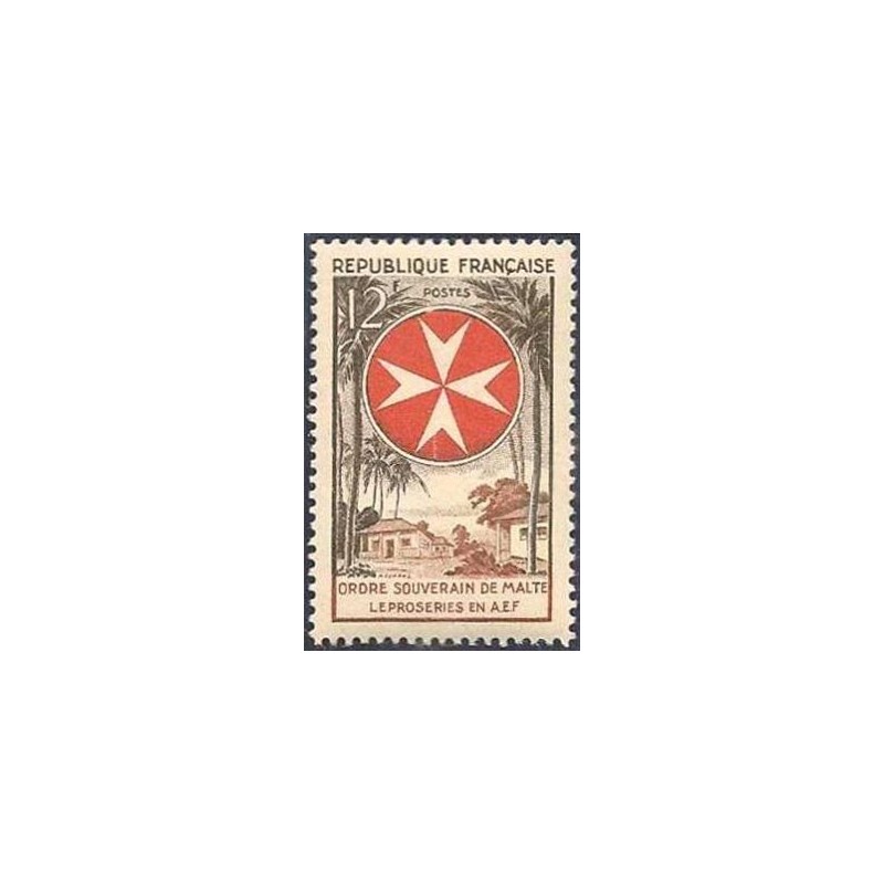 Timbre France Yvert No 1062 Ordre de Malte