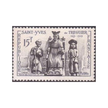 Timbre France Yvert No 1063 Saint Yves, patron des hommes de loi