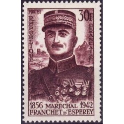 Timbre France Yvert No 1064 Maréchal Franchet d'Esperey