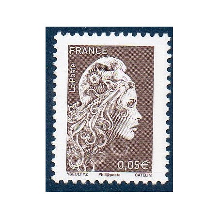 Timbre France Yvert No 5249 Marianne d'Yz l'engagee 0.05€ neuf luxe **