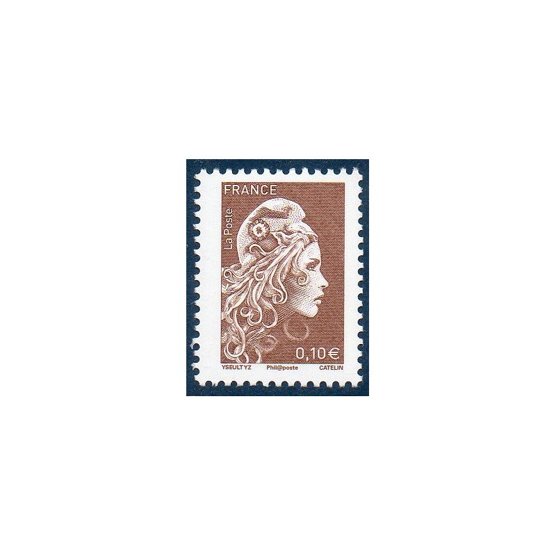 Timbre France Yvert No 5250 Marianne d'Yz l'engagee 0.10€ neuf luxe **