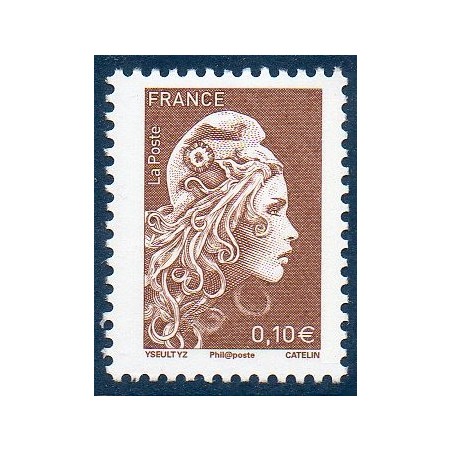 Timbre France Yvert No 5250 Marianne d'Yz l'engagee 0.10€ neuf luxe **