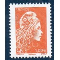 Timbre France Yvert No 5254 Marianne d\'Yz l\'engagee orange 1€ neuf luxe **