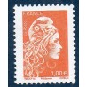 Timbre France Yvert No 5254 Marianne d'Yz l'engagee orange 1€ neuf luxe **
