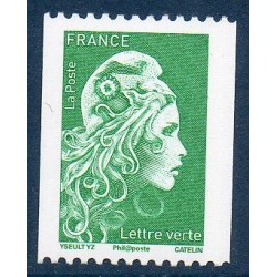 Timbre France Yvert No 5255 Marianne d'Yz l'engagee roulette lettre verte neuf luxe **