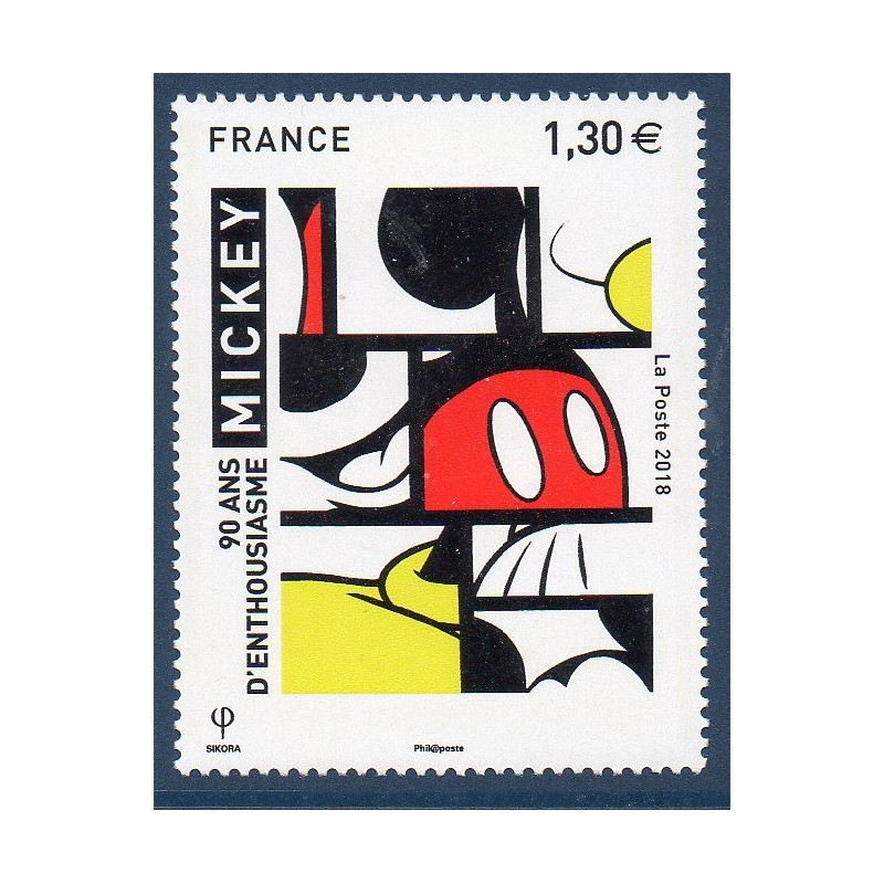 Timbre France Yvert No 5259 Mickey Mouse neuf luxe **