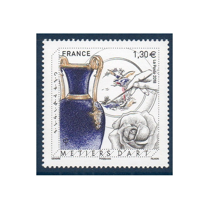 Timbre France Yvert No 5264 les metiers d'Art Céramiste neuf luxe **