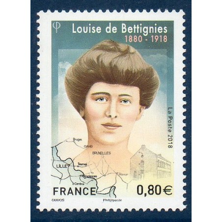 Timbre France Yvert No 5266 Louise de Bettignies neuf luxe **