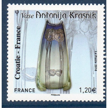 Timbre France Yvert No 5276 Art nouveau, Vase d'Antonija Krasnik neuf luxe **