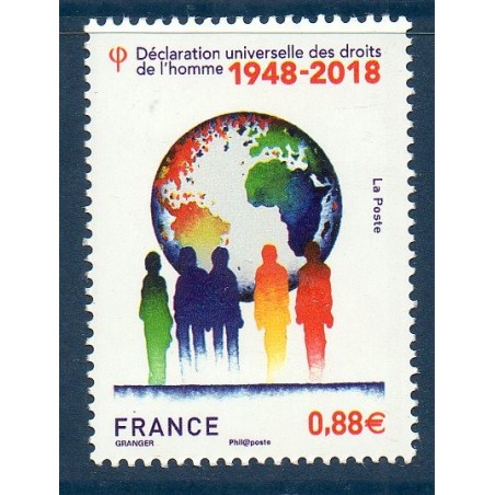 Timbre France Yvert No 5290 Droits de l'Homme neuf luxe **