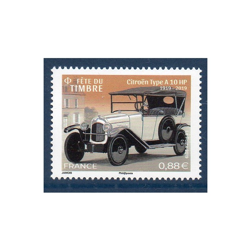 Timbres France Yvert No 5302 Fête du timbre, Voitures anciennes neufs luxes **