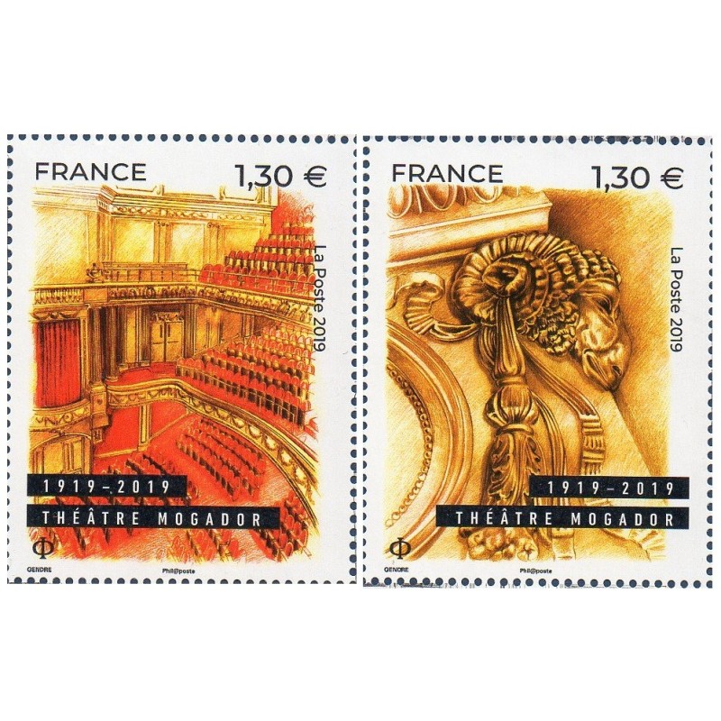 Timbre France Yvert No 5313-5314 Théâtre Modagor neufs luxes **