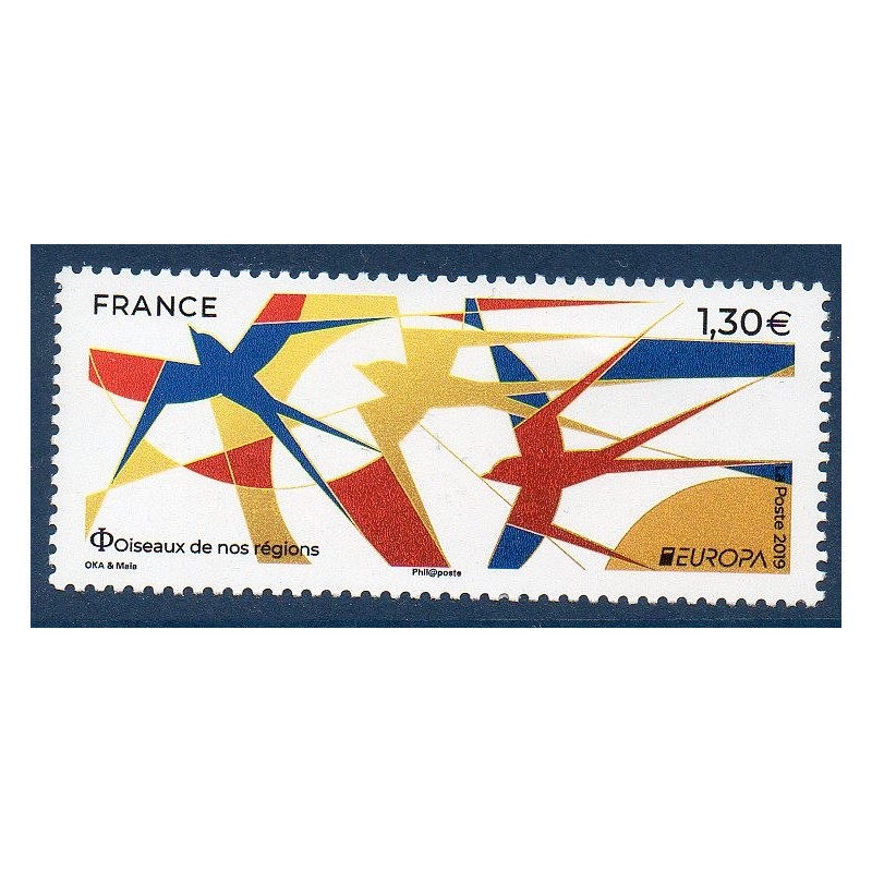 Timbre France Yvert No 5320 Europa, faune, oiseaux nationaux neuf luxe **